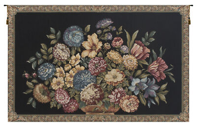 Floral Bouquet Words by Lucio Battisti Italian Tapestry Wall Art Hanging (New)