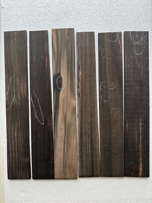 EBENHOLZ KLASSISCHE GITARRE KONVOLUT 6 GRIFFBRETTER LEICHT DEFEKT - VERKAUF
