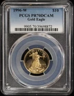 1996-W $10 1/4 oz Proof American Gold Eagle PCGS PR 70 | Uncirculated DCAM