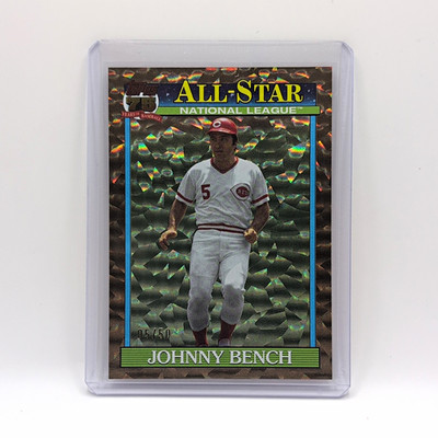 2026 Topps Series 2 1991 Gold Foil All-Star Johnny Bench Reds 5/50 Jersey #
