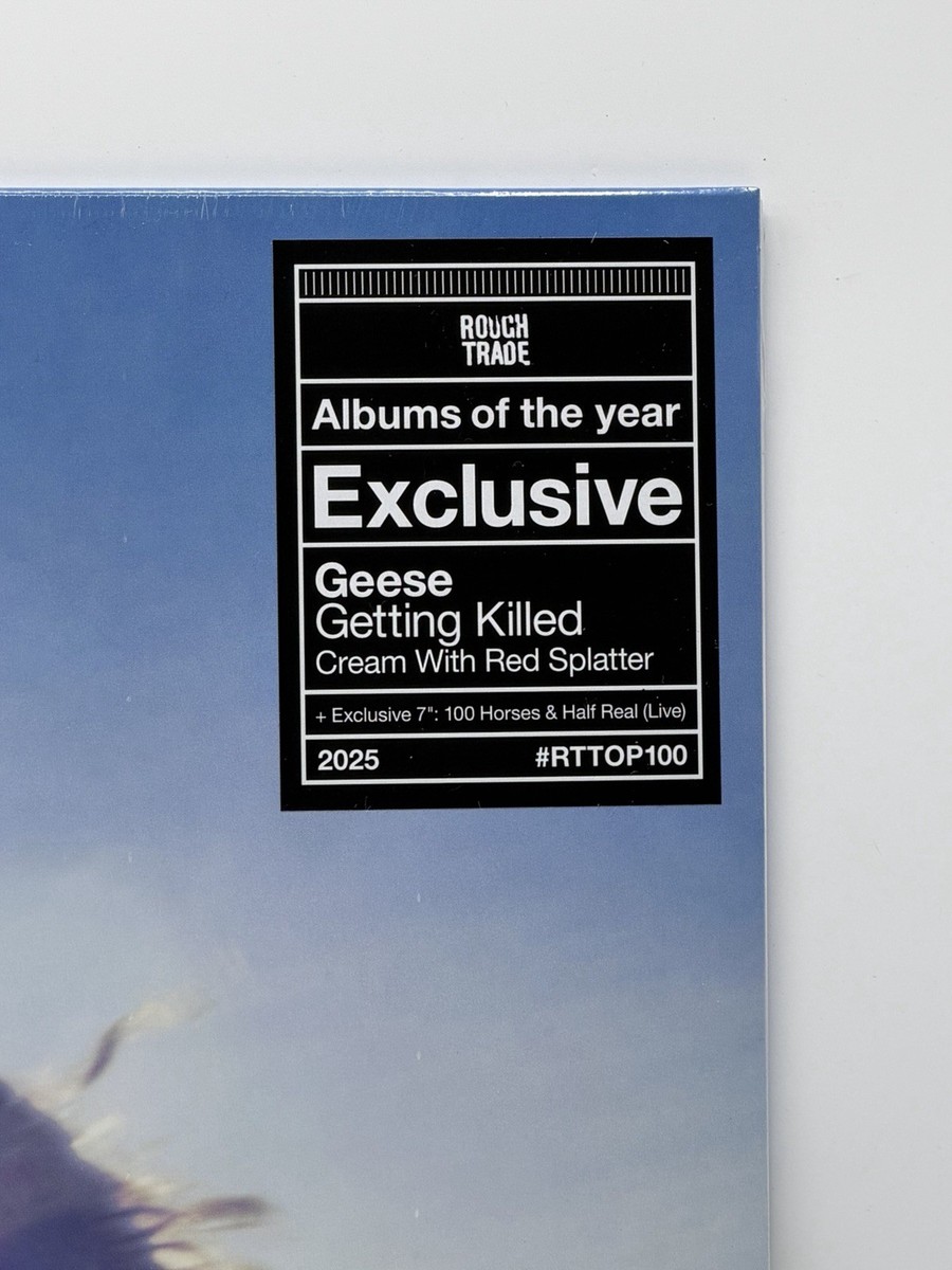 NEW Geese Getting Killed On Red Splatter Vinyl + 7” Rough Trade