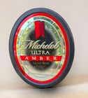 Vintage Michelob Ultra Amber Beer Sign Mirror Oval Bar Pub Man Cave Decor Large