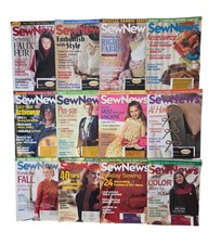 Sew News Vintage 2003 Magazine lot Includes All 12 Issues Jan - Dec