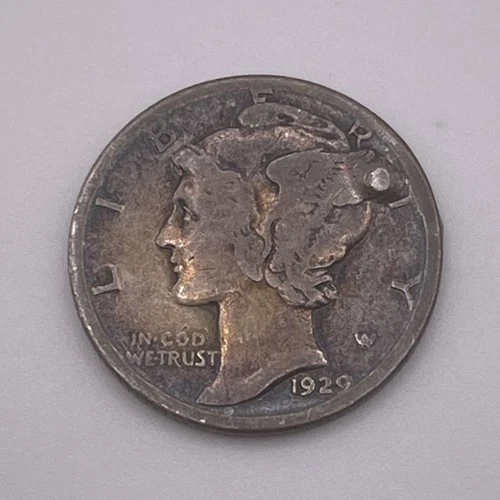New Listing1929 Mercury Dime 90% Silver Coin