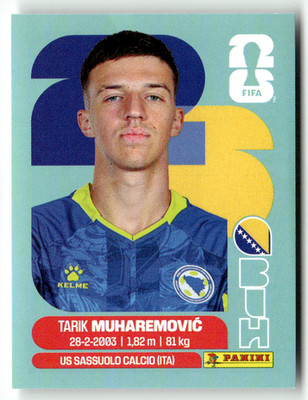 Panini 2026 World Cup WM America Sticker No. BIH 5 Tarik Muharemovic Bosnien