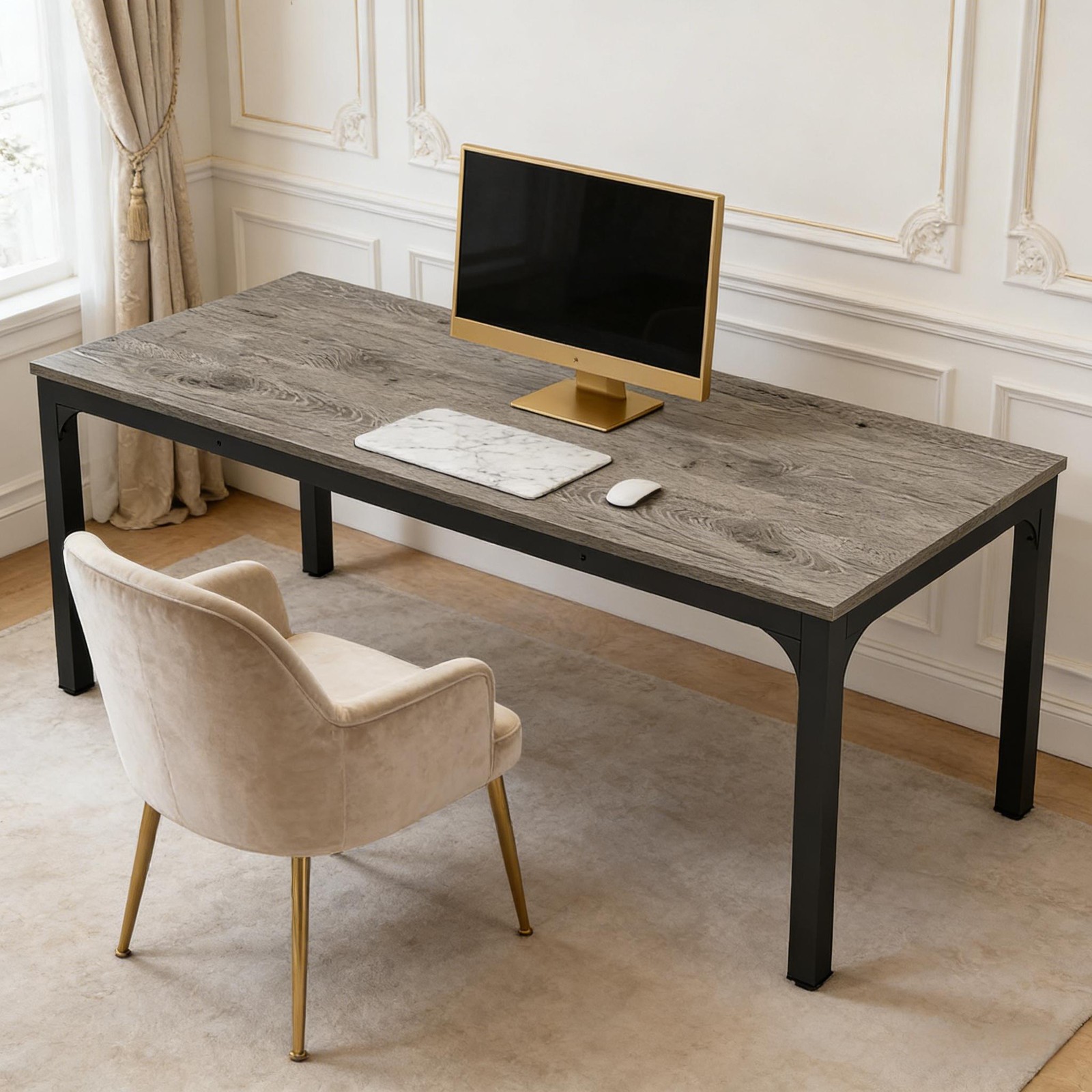 Computer Desk,Executive Table,Rectangle Office Desk-image