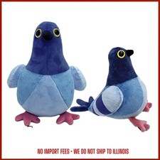1PC 17cm Simulation Pigeon Plush Toy Blue Cartoon Birds Peace Dove Doll Birthday