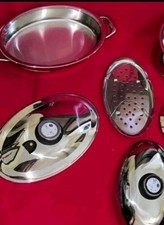 AMC 5 PEZZI PENTOLA OVALE 4,5LT+COPERCHIO SECUQUICK VELOCE+AUDIOTHERM SMART