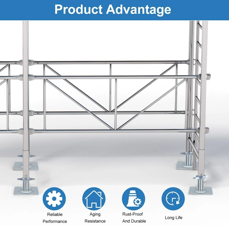 脚手架可调节调平-千斤顶零件-Yzzwer 镀锌空心螺纹 18 — 第 3/4 张图片