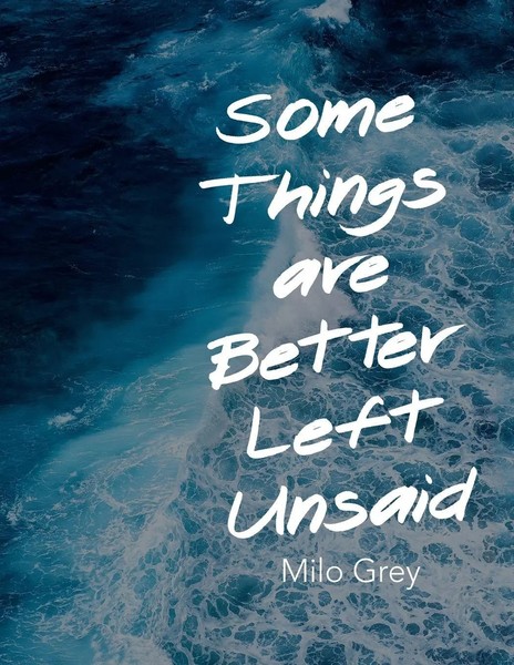 Some Things Are Better Left Unsaid Milo Grey Taschenbuch Englisch 2023-image