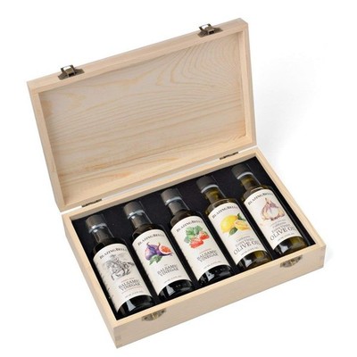 Blazing Bella Chef's Set of Olive Oil and Balsamic Vinegar - Sampler Giftbox