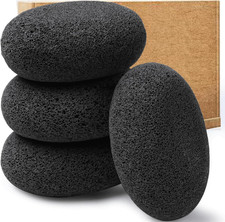 Natural Foot Pumice Stone for Feet, 4-Pack Lava Pedicure Tools Hard Skin Callus