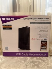 NETGEAR AC1750 Cable Modem Router C6300 DOCSIS 3.0 Powers On