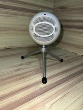 Blue Snowball USB Condenser Microphone White Desktop Stand and Cable