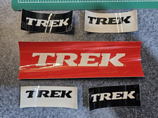 TREK Bikes Road MTB Mountain Bicycle DECAL STICKERS Red White Black Lot of 5