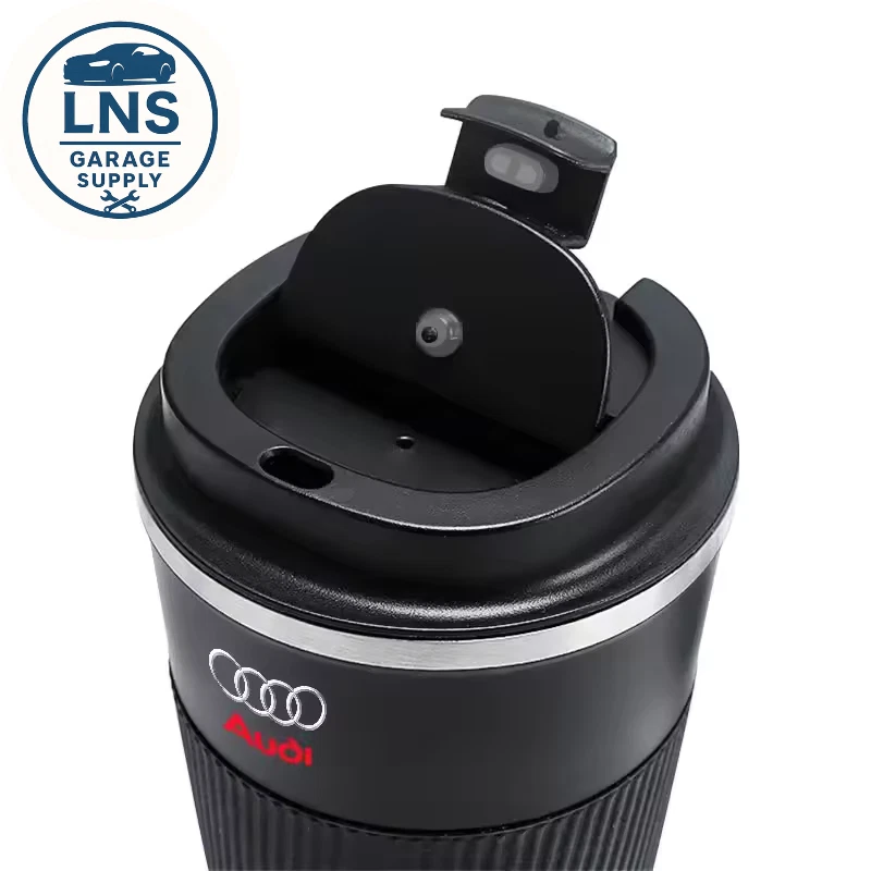1 pieza taza de café térmica café coche termo taza viaje termo taza para Audi Foto 4 de 4