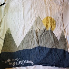 Lulujo Baby Cotton Swaddle Blanket Outdoor Mountain Print