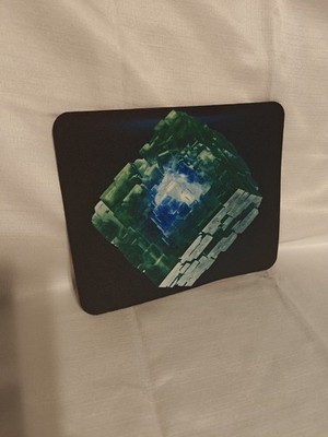Vintage Star Trek Borg Cube Mousepad RARE 8.5'' x 7''