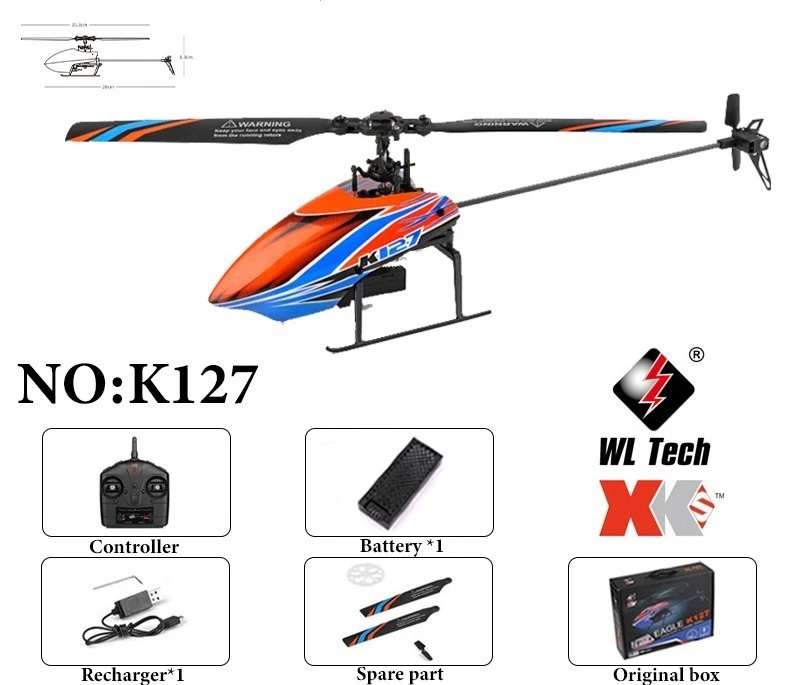 2.4Ghz RC Helicopters 4CH 6-Axis Gyroscope Fixed Single Blade RC Toys for Gifts - Image 3 of 4