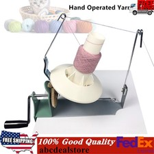 Yarn Ball Winder Jumbo Nylon Fiber/Wool/String Ball Winder Hand Operated Top NEW