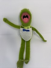 Vintage 1981 Fisher Price Jim Henson KERMIT THE FROG 14 Plush 857 1980 s