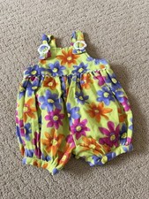 Vintage LA Baby Floral Print Bubble Romper 6/9 Month Bin 22