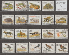 South Africa – Animals Definitive Set of Stamps!  (1993-95 #850-867 Used)