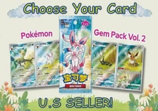 Gem Pack Vol 2  - Choose Your Card; CBB2C - Pokémon - Chinese- US Seller!