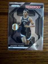 Jackie Young 2024 Las Vegas Aces WNBA Card #WNBA15 Panini Prizm Monopoly