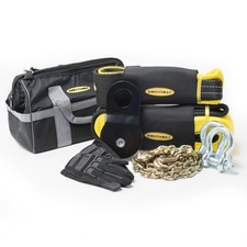 Smittybilt Winch Accessory Bag With Recovery Chain Tow Strap Smb2725