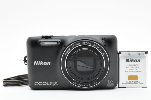Nikon Coolpix S6600 16MP – Appareil Photo Compact Argenté, écran Inclinable, Wi-Fi, Full HD – Pour Pièces