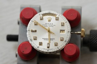 Rolex 5055 Quartz Movement Diamond Dial Runs Needs Service