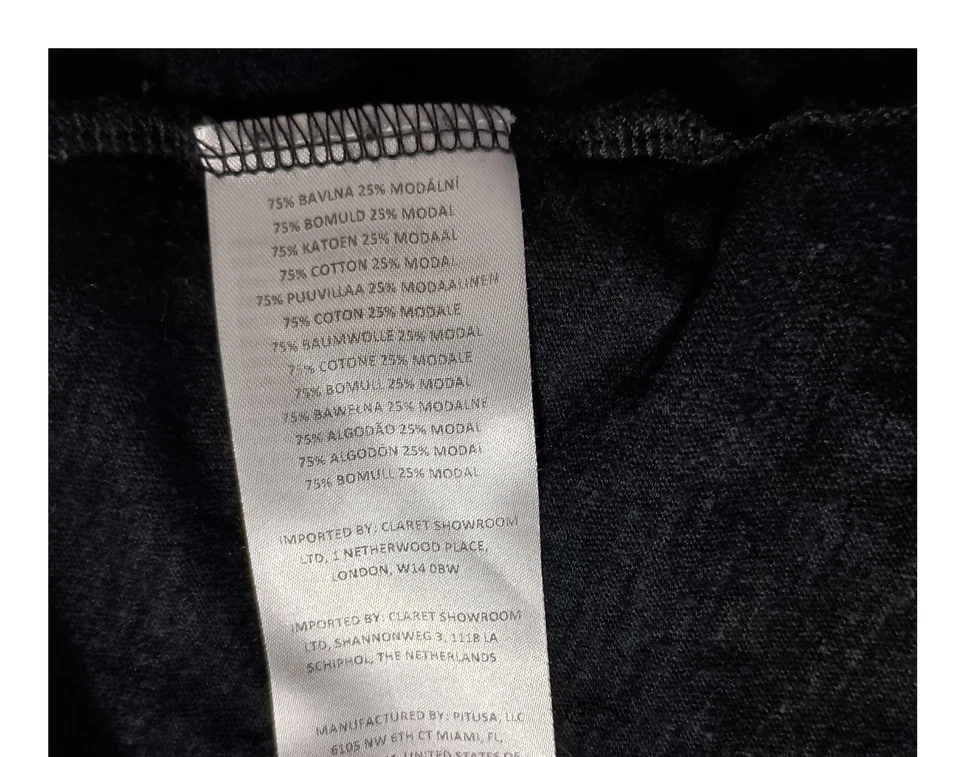 Pitusa Dress One Size Womens Black Inca Swim Long Maxi Sleeveless V-Neck Cotton - Image 4 of 4