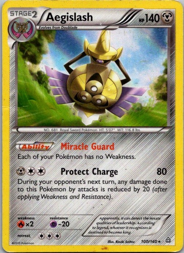 Aegislash Holo Rare XY - Primal Clash 100/160 Near Mint