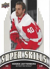 2008-09 Upper Deck - Super Skills Henrik Zetterberg #SS10 Detroit Red Wings