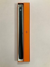 Hermes Shoehorn Black Beech wood stainless steel with Box Unused France