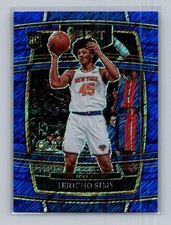 2021-22 Panini Select #87 Jericho Sims Blue Shimmer Prizms
