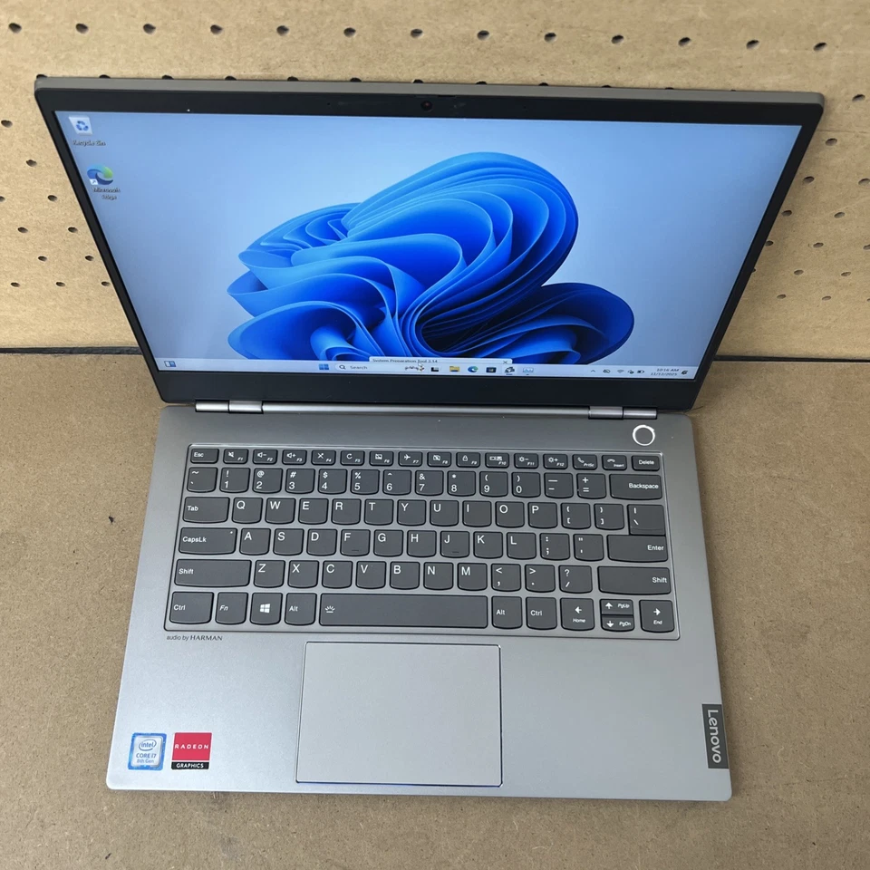 Lenovo ThinkBook 14s-IWL i7-8565U 2GHz 8GB RAM 256GB SSD RADEON 540X - GRADE B - Image 2 of 4