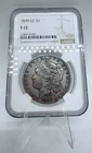 1879 CC Morgan Silver Dollar NGC F-12