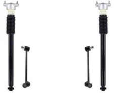 Rear Complete Shock Absorber & Sway Bar Links For Mercedes Benz GLK250 13-2015