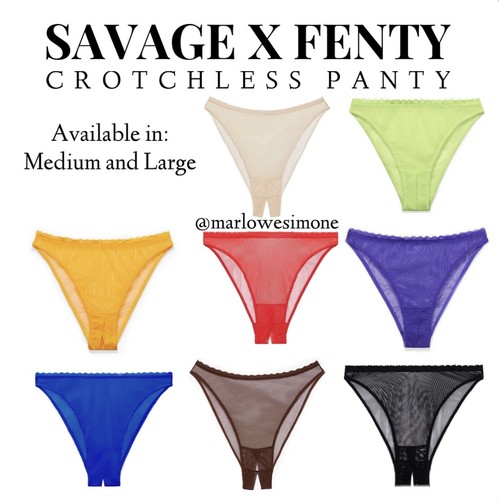 savage x fenty crotchless underwear