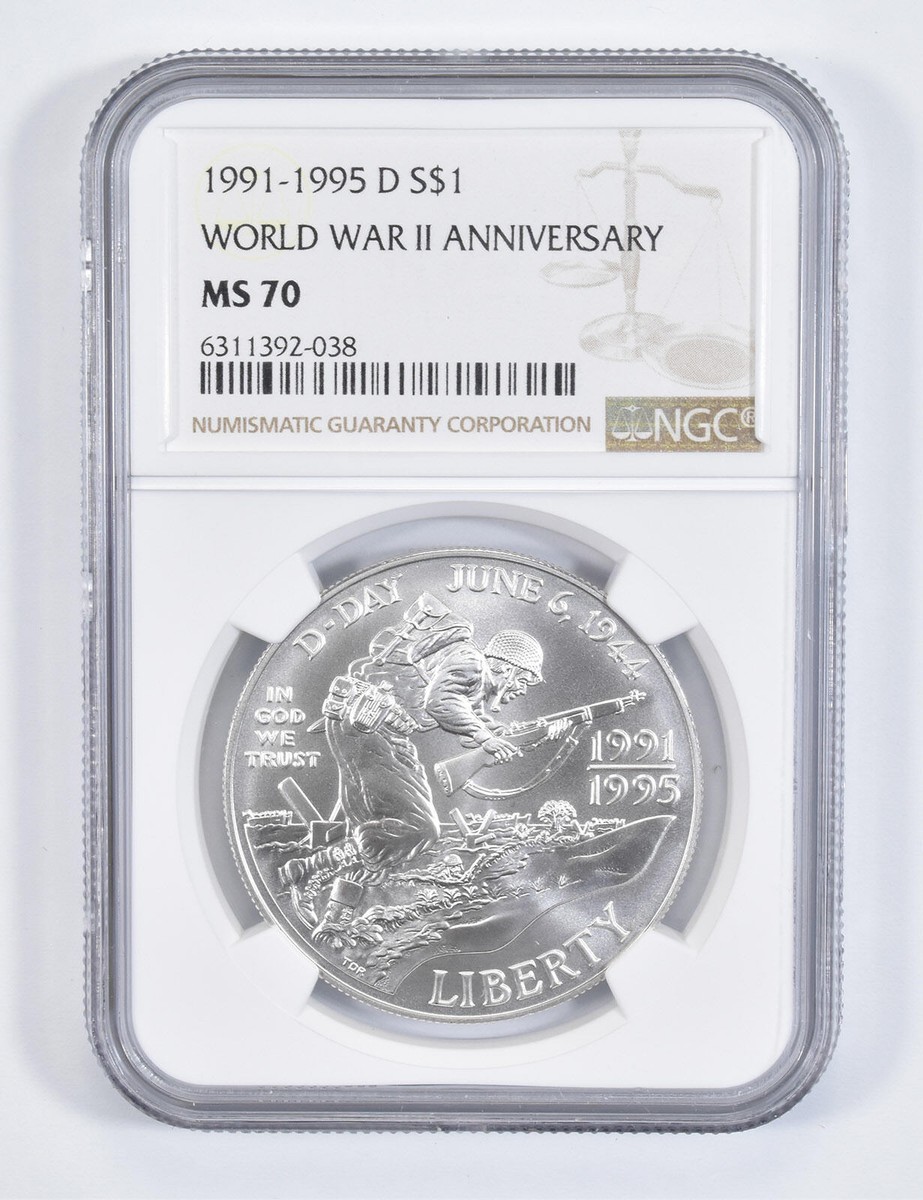 1993年 アメリカ銀貨 1ドル 第二次世界大戦50周年記念銀貨 1993年 アメリカ銀貨 1ドル 第二次世界大戦50周年記念銀貨 1993