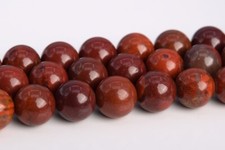 Natural Red Apple Jasper Beads Grade AAA Round Gemstone Loose Beads 8/10MM