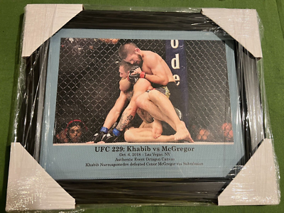 Sculpture 3D Combat Khabib Nurmagomedov Et Conor Mcgregor