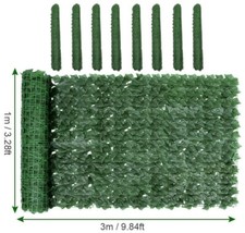3M-30M Artificial Hedge Flower Leaf Garden Fence Wall Privacy Screening Trellis