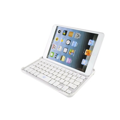 Aluminum Wireless Bluetooth Keyboard Case Snap-on Cover Stand for