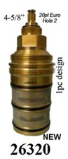 Vernet Thermostatic Cartridge 4-5/8", 20 Pt euro