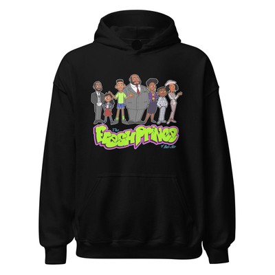 The Fresh Prince Of Bel Air Hoodie TV Sitcom Animated Cast DTG Printed Premium P