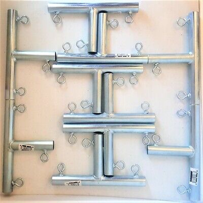10pc FVFT 3 way "T" SHAPED CANOPY FITTING ~ 1 3/8" Pipe ** Free Shipping **