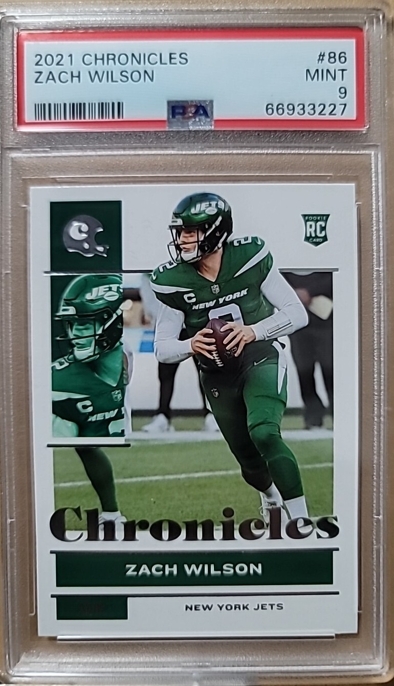 2021 Panini Chronicles - #86 Zach Wilson (RC) -PSA 9-
